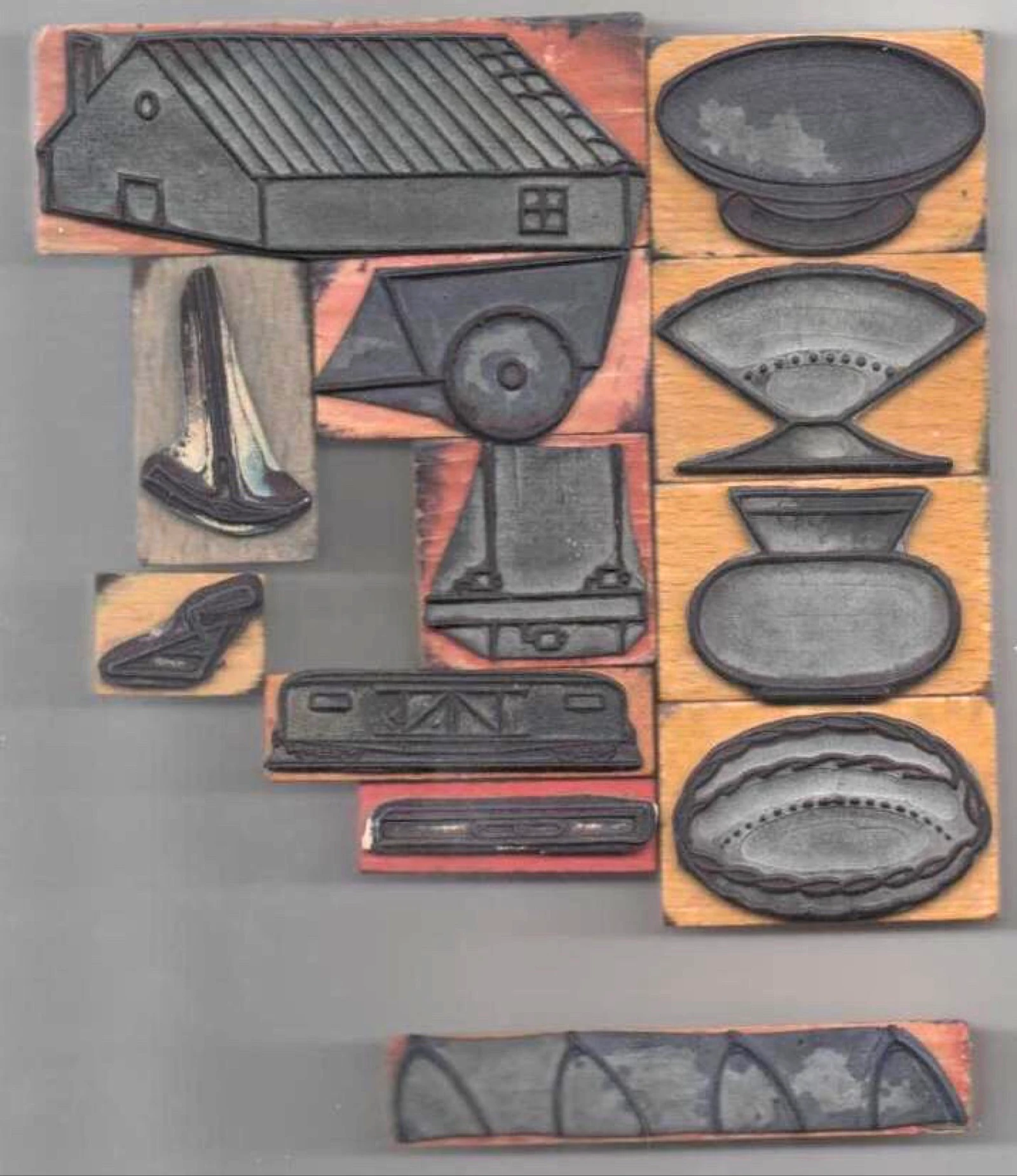 Lot van 49 antieke stempels – photo 2